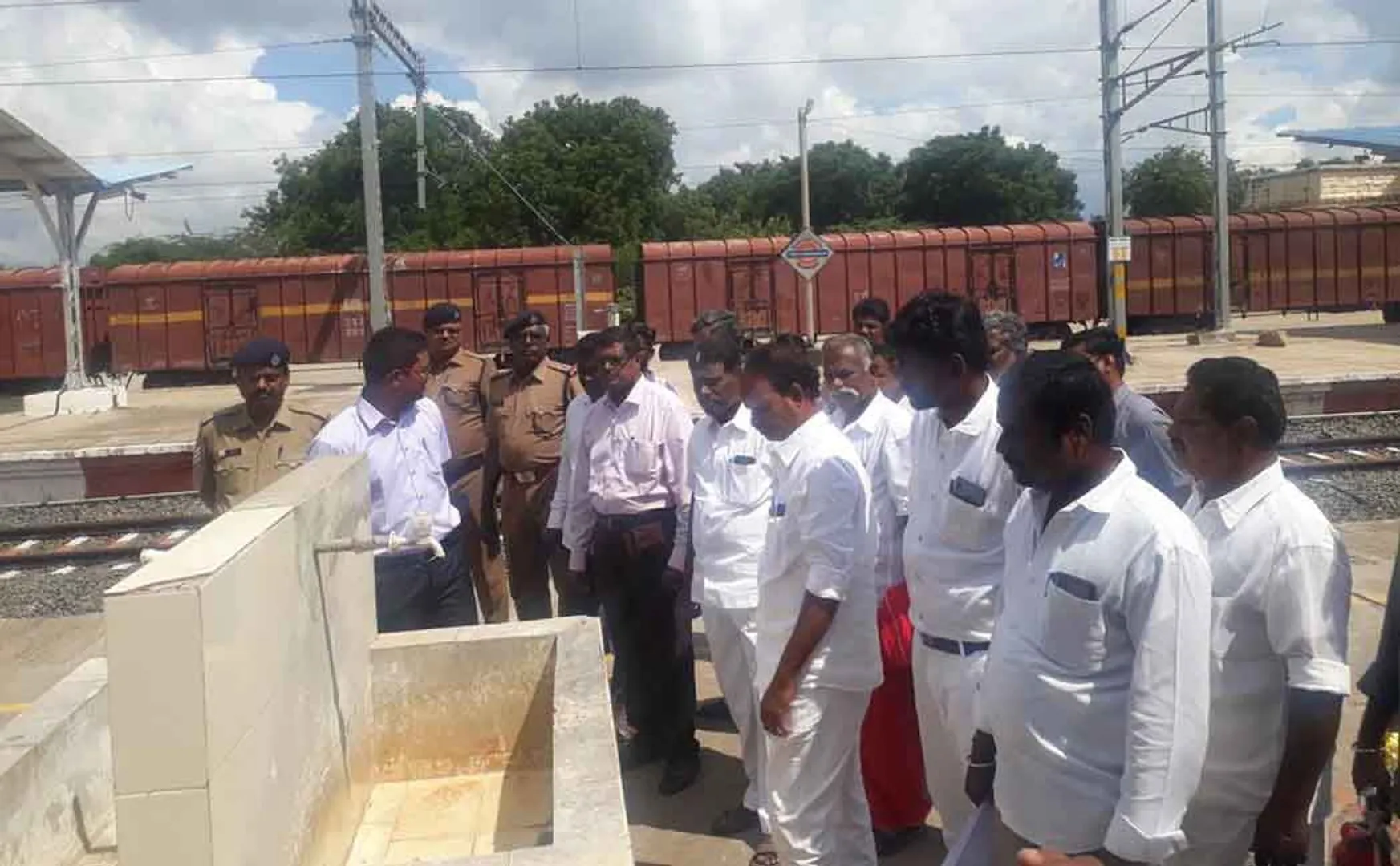 railway station inspection